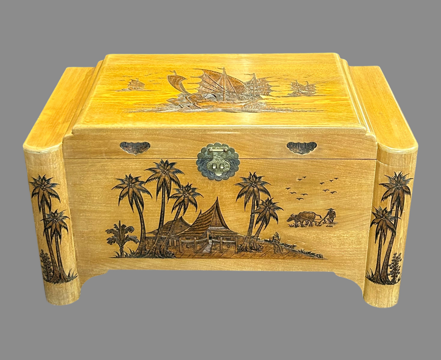 Oriental Camphor Wood Box