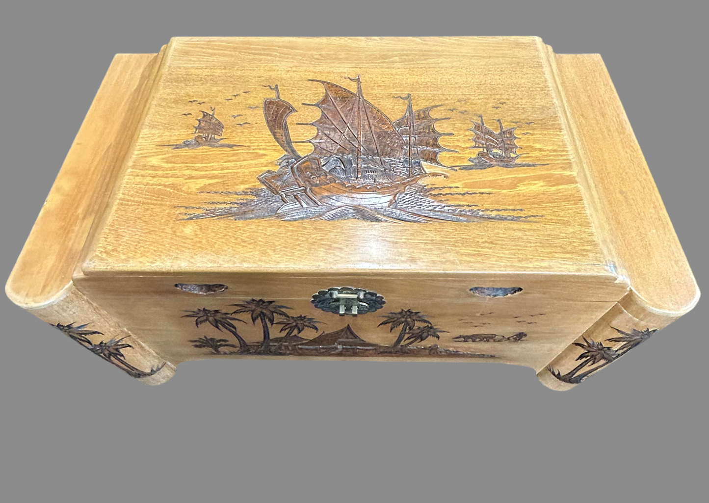 Oriental Camphor Wood Box