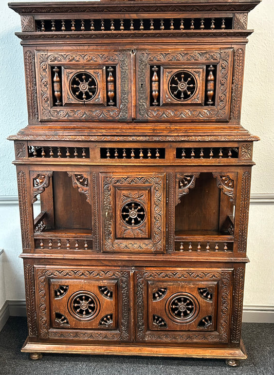 Antique French Breton Cupboard