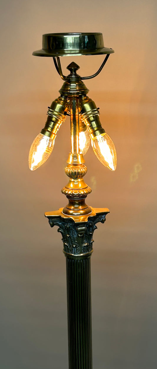 Victorian Corinthian Column Floor Lamp