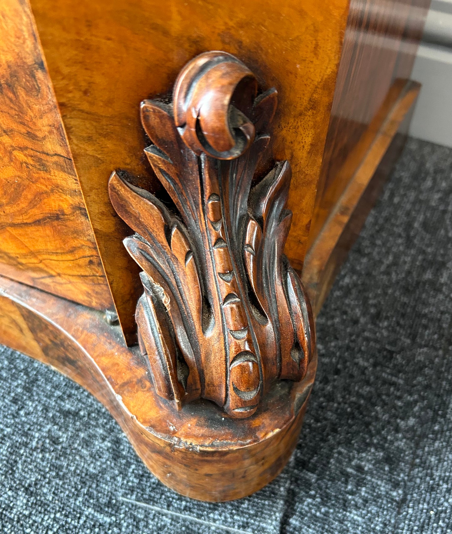 Victorian marble top chiffonier