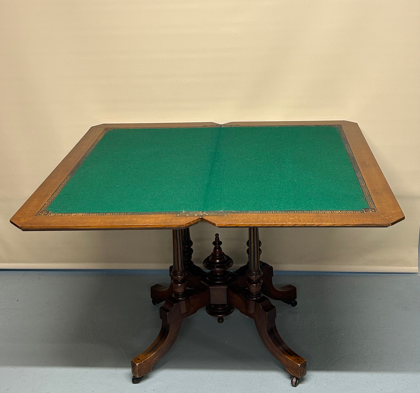 Oak Games Table in the style of Charles Bevan