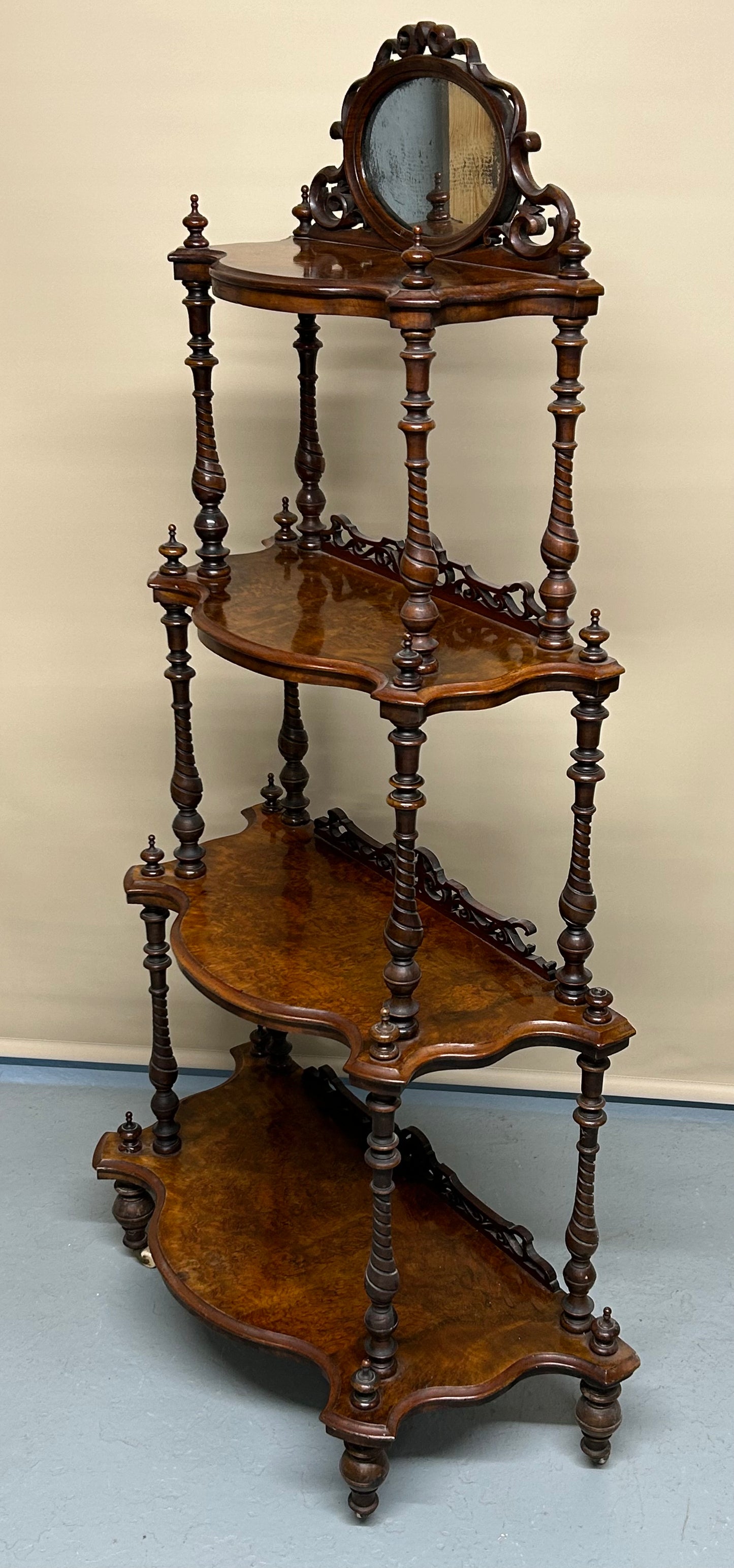 Victorian 4 Tier Whatnot