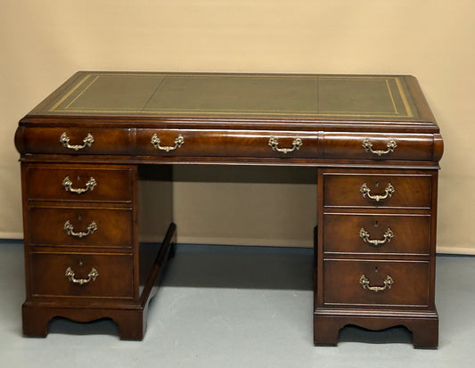 Mahogany Pedestal Desk