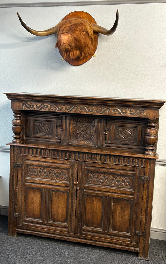 Early Oak Court Cupboard