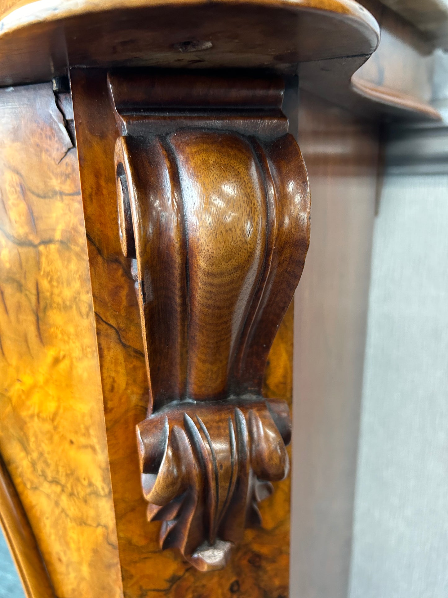 Victorian marble top chiffonier