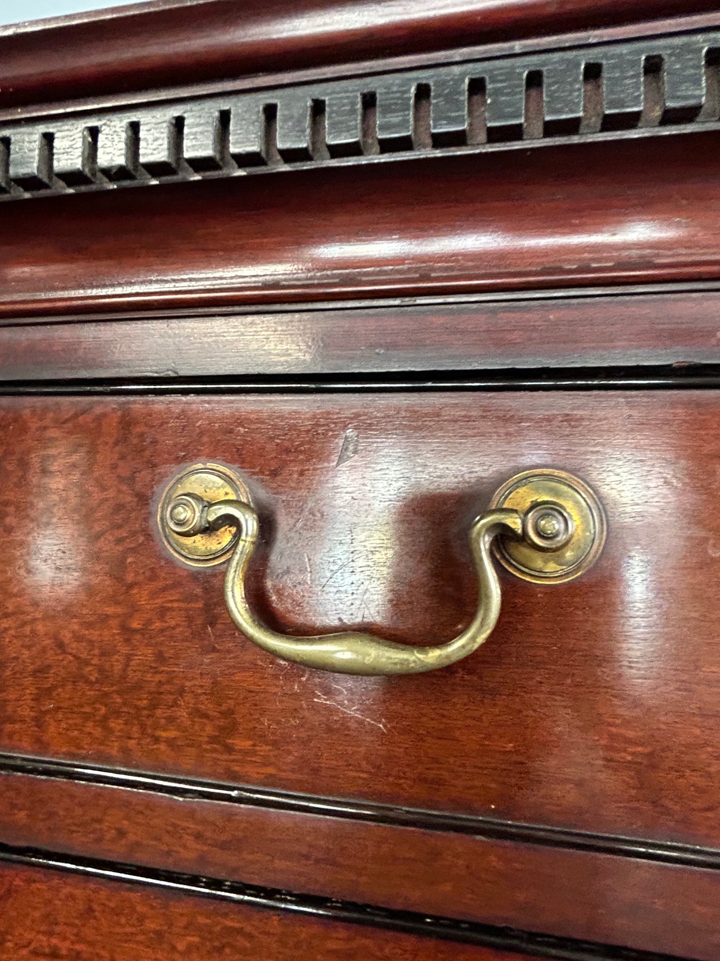 George III Mahogany chest on chest