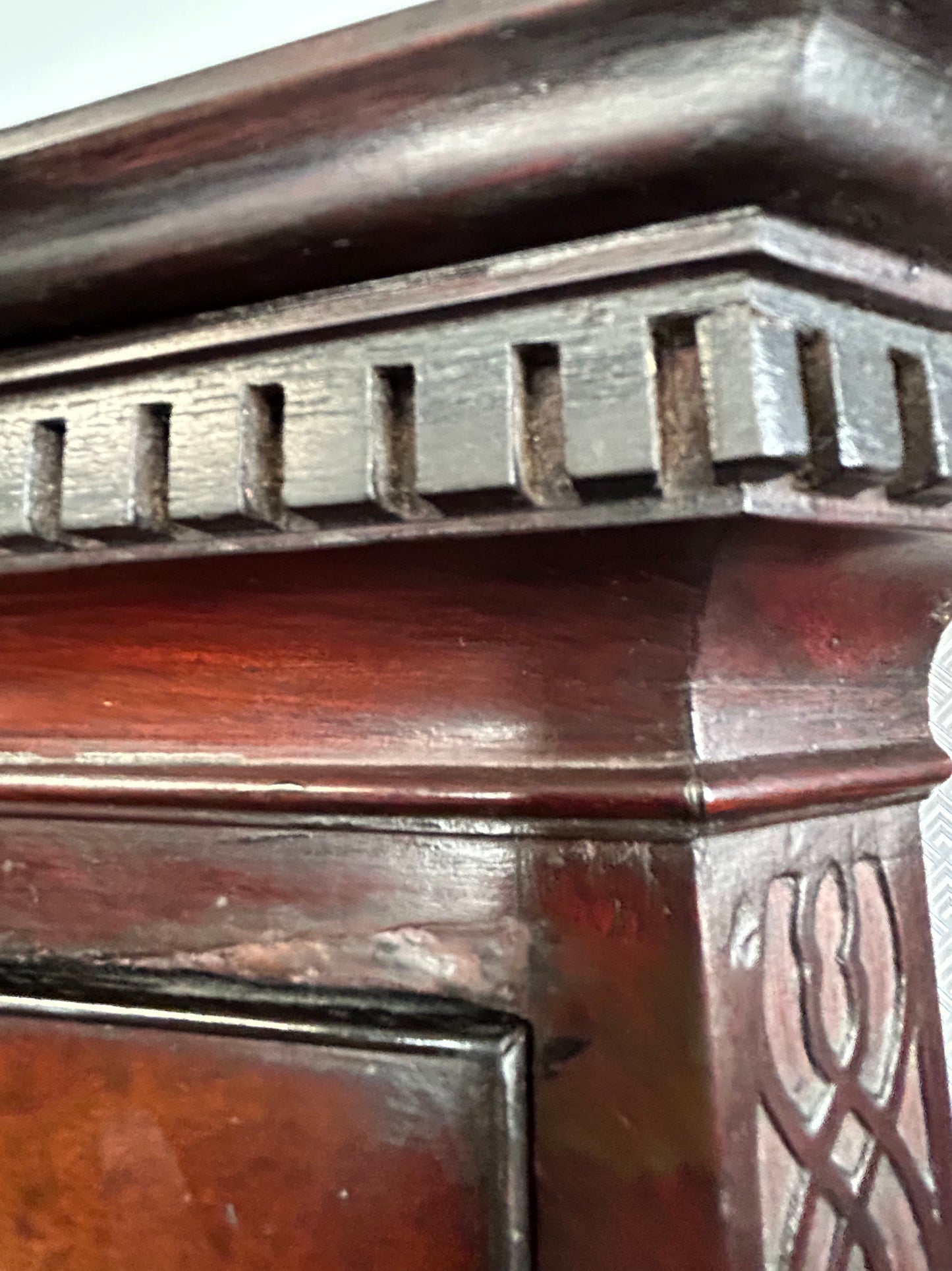 George III Mahogany chest on chest