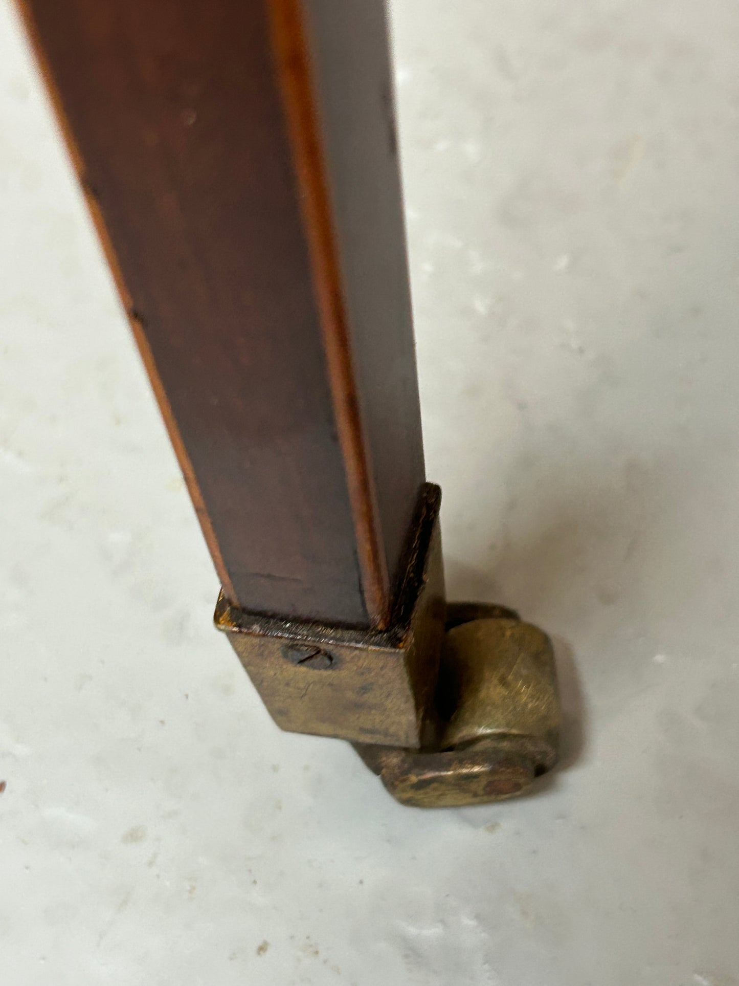 “Sheraton” mahogany inlaid side table